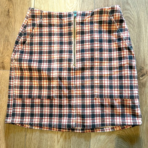 Plaid corduroy Wild Fable skirt 2 - Picture 1 of 3
